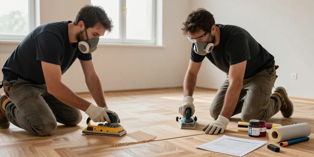 rénover un parquet en bois