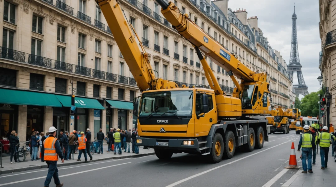 opération de grutage