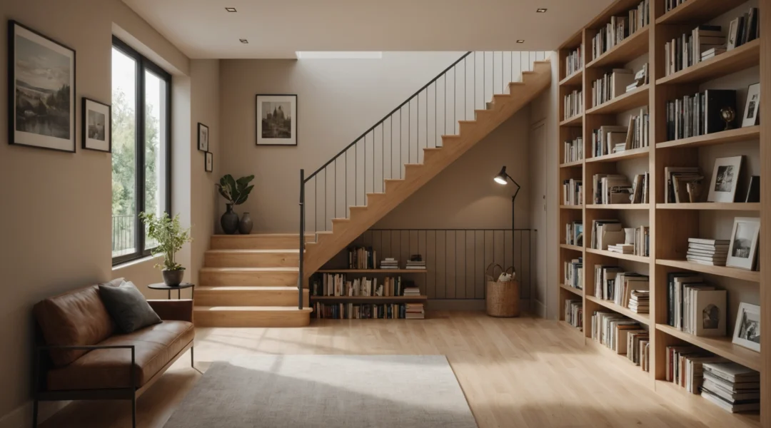 aménager un couloir avec escalier ouvert