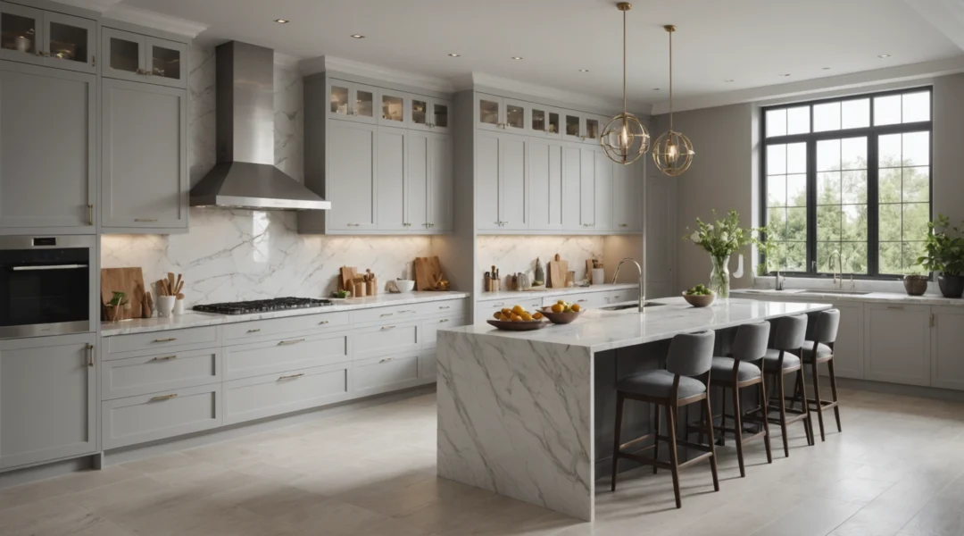 marbre blanc cuisine