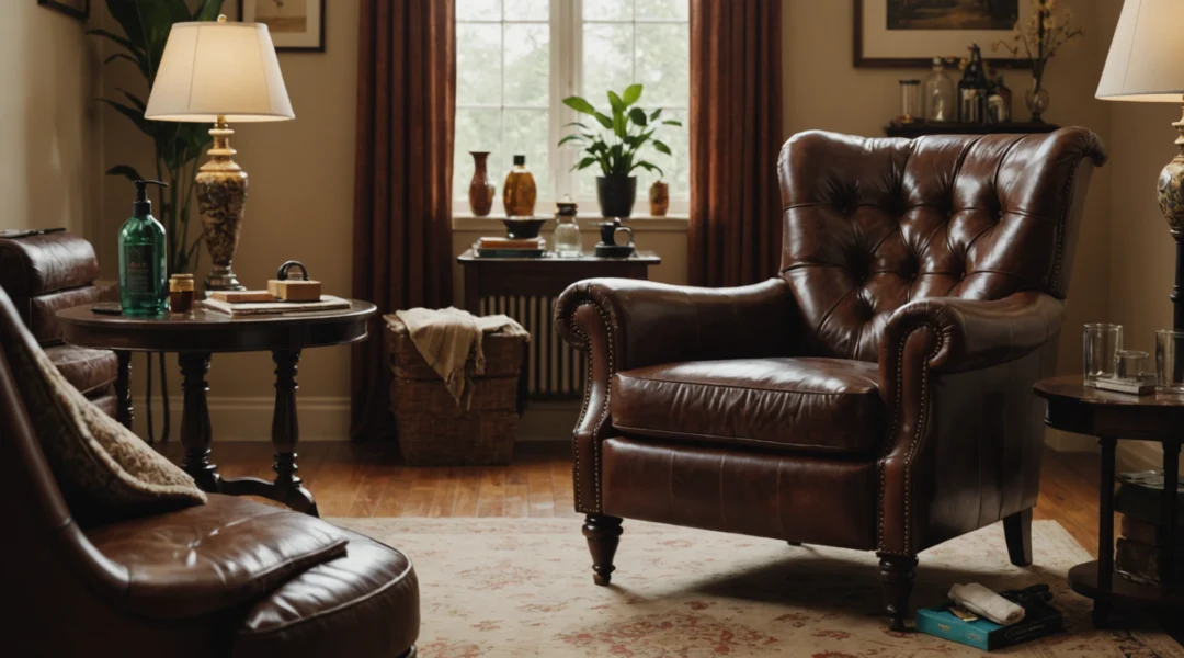 nettoyage d un fauteuil en cuir