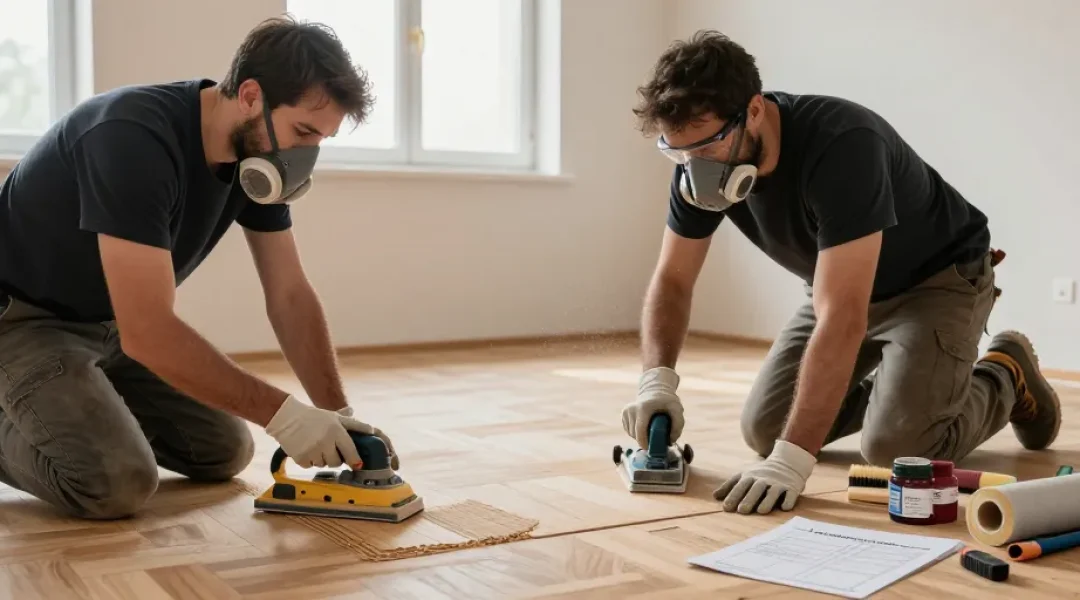 rénover un parquet en bois