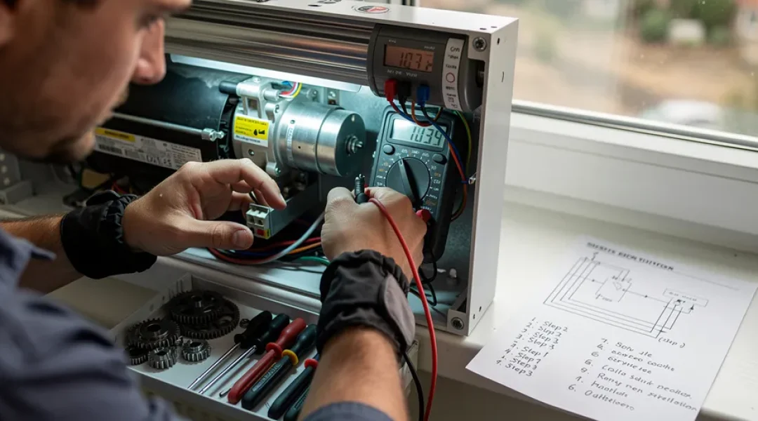 réparer un moteur de volet roulant