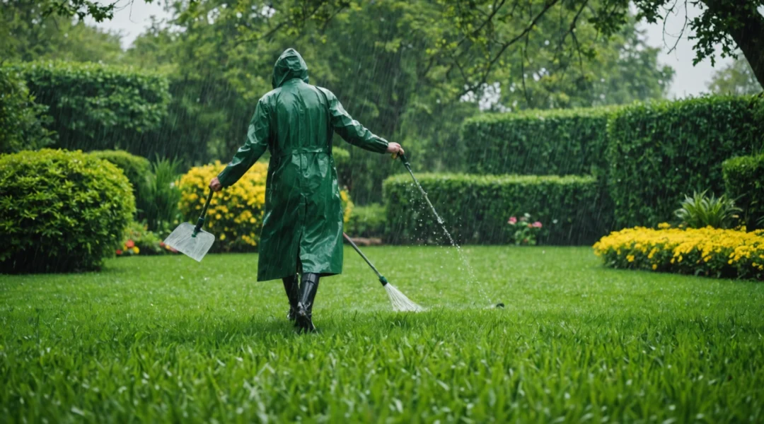 scarifier par temps de pluie